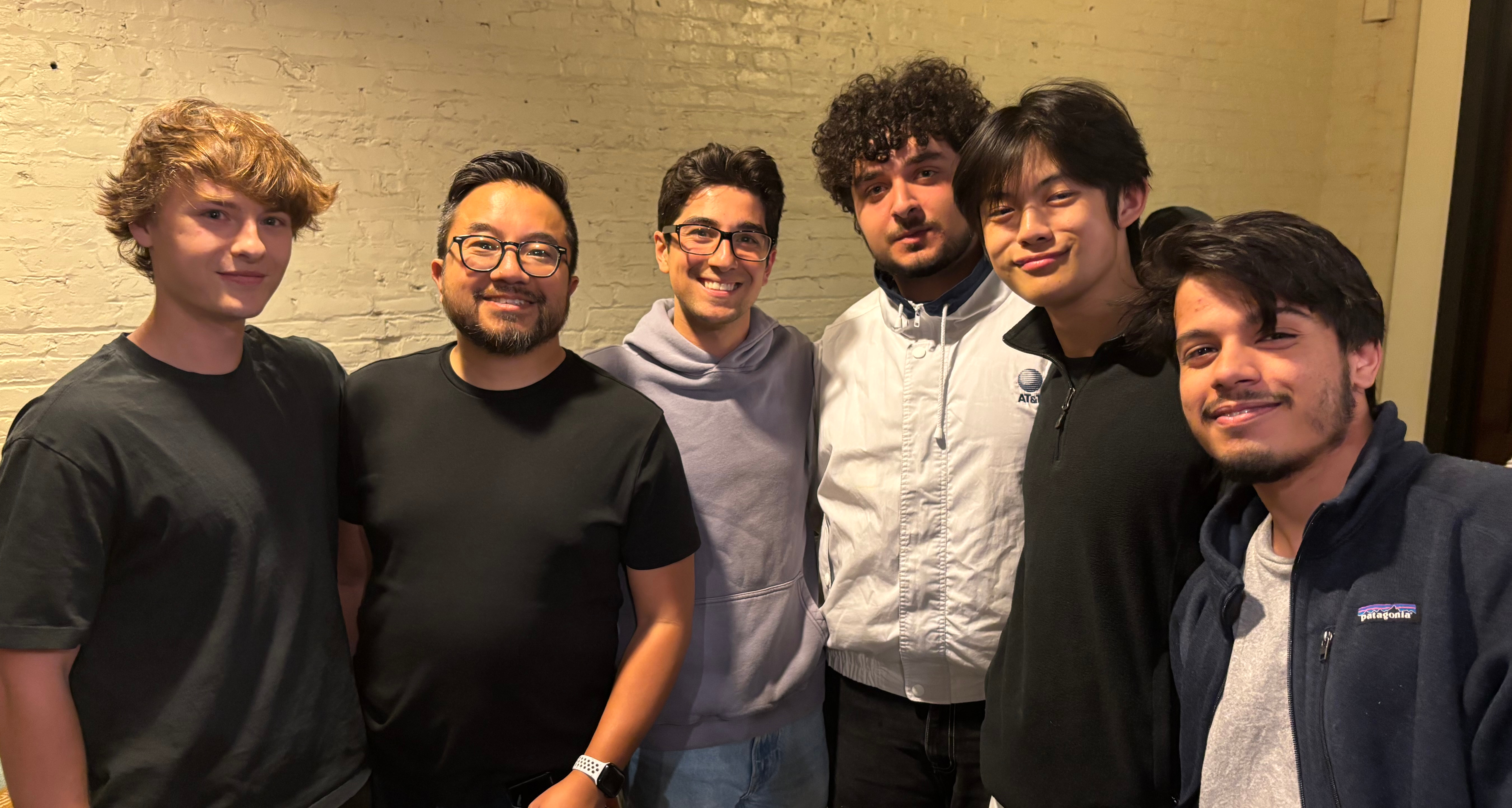 Jake Roggenbuck and team with Garry Tan